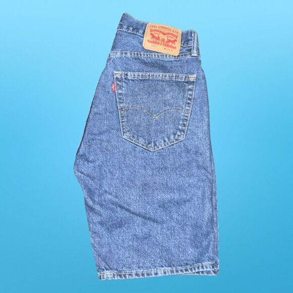 Mens Levis 505 Regular Fit Vintage Denim Shorts Jhorts Size 31 - Picture 2 of 6